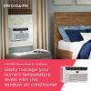 Frigidaire 12,000 BTU Window Air Conditioner with Remote Control, Cools Up to 550 Sq. Ft., Quiet Operation, Eco Mode, 3 Fan Speeds, Auto Restart, White(6 000 BTU Electronic Controls)