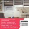 Frigidaire 12,000 BTU Window Air Conditioner with Supplemental Heat, Cools & Heats Up to 550 Sq. Ft., Remote Control, Quiet Operation, Eco Mode, 3 Fan Speeds, White(12 000 BTU)