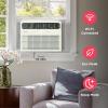 Frigidaire 8,000 BTU Smart Window Air Conditioner with Wi-Fi, Cools Up to 350 Sq. Ft., Remote Control, Quiet Operation, Eco Mode, 3 Fan Speeds, White(New 2024 14 000 BTU)