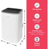 Frigidaire 3-in-1 Portable Room Air Conditioner 10,000 BTU (ASHRAE) / 6,500 BTU (DOE), Cools Up to 450 Sq. Ft., Quiet Operation, Dehumidifying Dry Mode, White