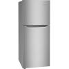 Frigidaire 11.6 Cu. Ft. Compact ADA Top Freezer Refrigerator in Brushed Steel with Electronic Control Panel, Reversible Door Swing, ENERGY STAR(Brushed Steel)