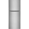 Frigidaire 10.1 Cu. Ft. Compact ADA Top Freezer Refrigerator in Brushed Steel with Electronic Control Panel, Reversible Door Swing, ENERGY STAR(Brushed Steel)