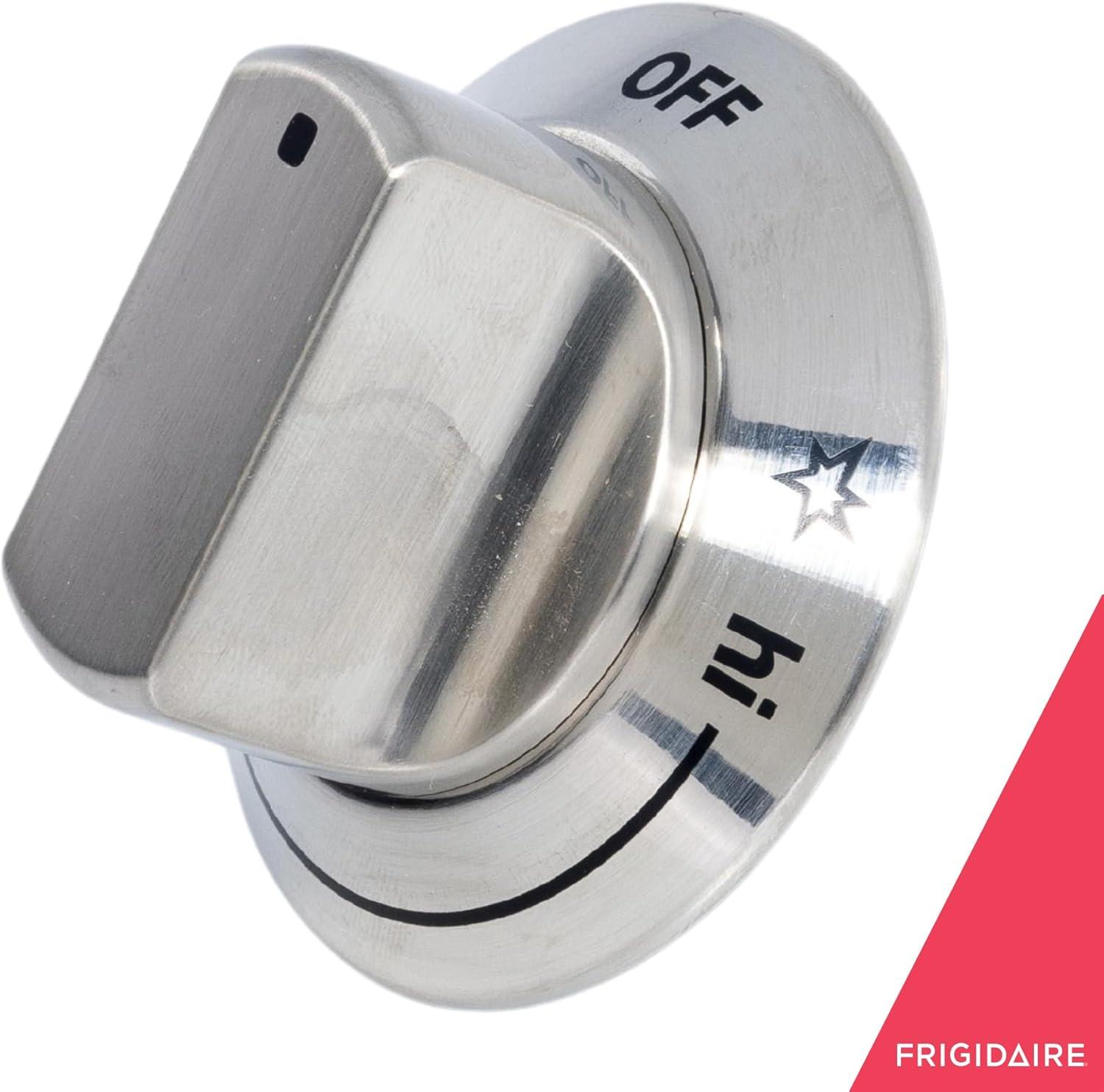 imageFrigidaire 318242275 Stovetop Burner Knob for Gas Ranges and Stoves Chrome