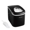 FRIGIDAIRE Portable Compact Ice Maker, Counter Top Ice Making Machine, 26lb per day, White(Black)