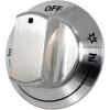 Frigidaire 318242275 Stovetop Burner Knob for Gas Ranges and Stoves, Chrome