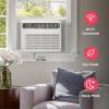 Frigidaire 18,000 BTU Smart Window Air Conditioner with Wi-Fi, Cools Up to 1,020 Sq. Ft., Remote Control, Quiet Operation, Eco Mode, 3 Fan Speeds, White