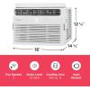 Frigidaire 8,000 BTU Window Air Conditioner with Remote Control, Cools Up to 350 Sq. Ft., Quiet Operation, Eco Mode, 3 Fan Speeds, Auto Restart, White(5 000 BTU Electronic Controls)