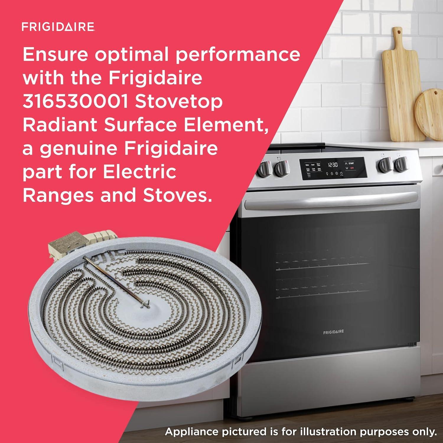 imageFrigidaire 316530001 Stovetop Radiant Surface Element for Electric Ranges and Stoves