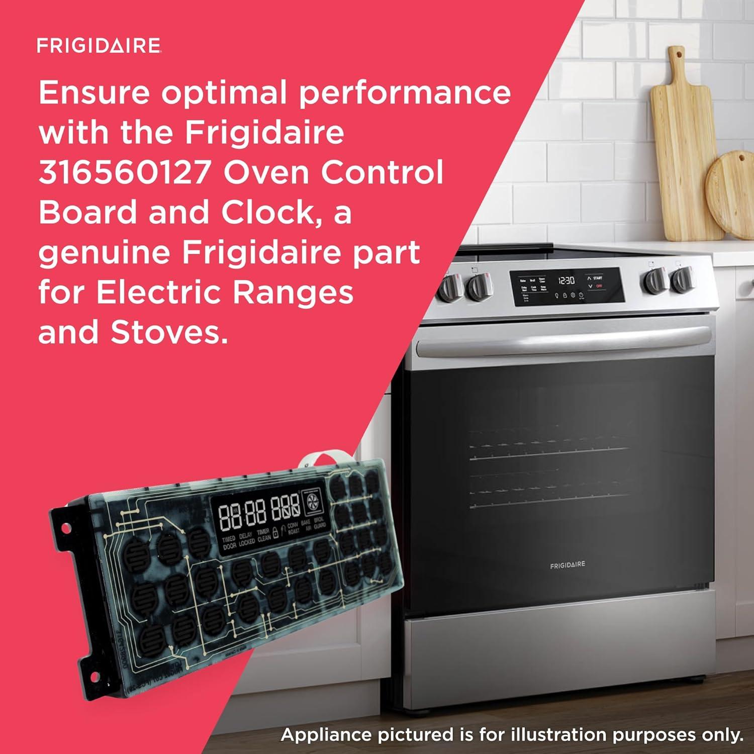 imageFrigidaire 316560127 Oven Control Board and Clock for Electric Ranges and Stoves