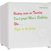 FRIGIDAIRE EFR107-WHITE, Mini Fridge for Dorm with White Board & Small Ice Freezer 1.6 Cu Ft Compact Refrigerator, White(WHITE)