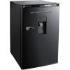 Frigidaire EFR494-BLACK Retro Compact Mini Fridge with Freezer Compartment, Chrome Handles, 4.4 Cu Ft, Built-in Water Dispenser, Black
