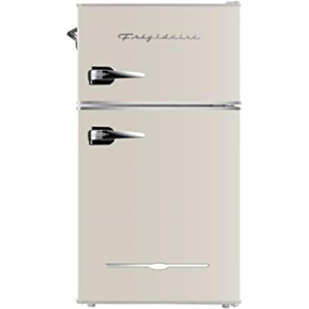 imageFrigidaire EFR840 Retro Mini Fridge with Freezer ampamp Side Bottle Opener Small 2 Door Refrigerator for Office Bar or College Dorm Room 32 Cu Ft MintCream