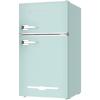 Frigidaire EFR840 Retro Mini Fridge with Freezer & Side Bottle Opener – Small 2 Door Refrigerator for Office Bar or College Dorm Room – 3.2 Cu Ft, Mint(MINT)