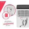 Frigidaire 50 Pint Dehumidifier with Pump. 4,500 Square Foot Coverage. Ideal for Large Rooms and Basements. 1.7 Gallon Bucket Capacity(35 PINT)