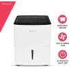 Frigidaire 50 Pint Dehumidifier with Pump. 4,500 Square Foot Coverage. Ideal for Large Rooms and Basements. 1.7 Gallon Bucket Capacity(35 PINT)