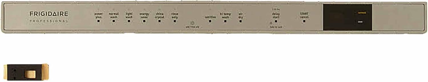 image:imageFrigidaire 5304475578 Control Panel with Overlay for Dishwashers