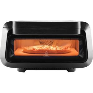 Frigidaire Electric Indoor Pizza Oven – Reach Temperatures of 700°F – Stone Bake 12” Pizzas in Minutes – Portable Countertop Oven with Air Fry and Bake. Peel Included Model FRPO100B(With Pizza Peel & Pizza Cutter)