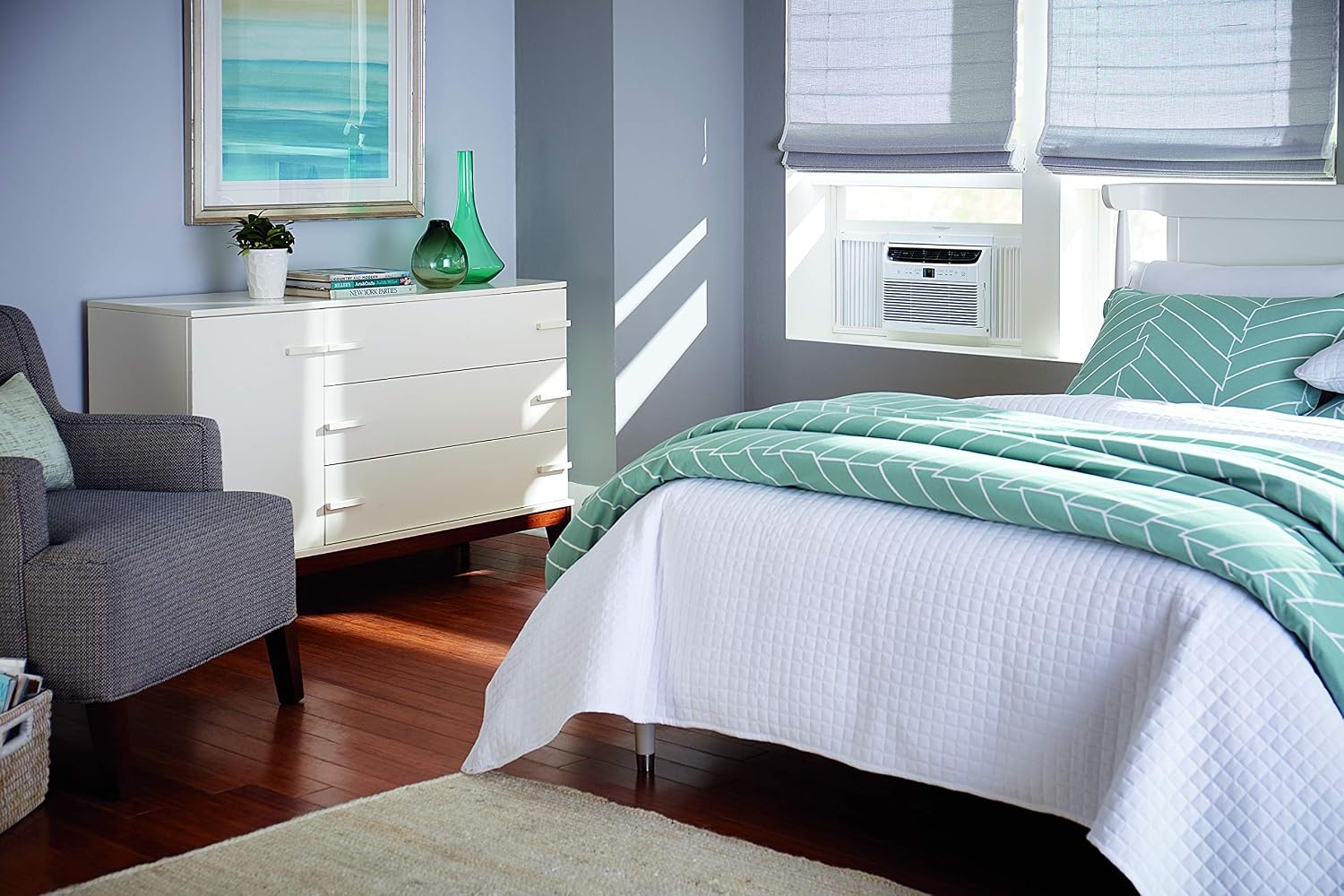 image:imageFrigidaire 10000 BTU 115V WindowMounted Compact Air Conditioner with Remote Control White5000 BTU