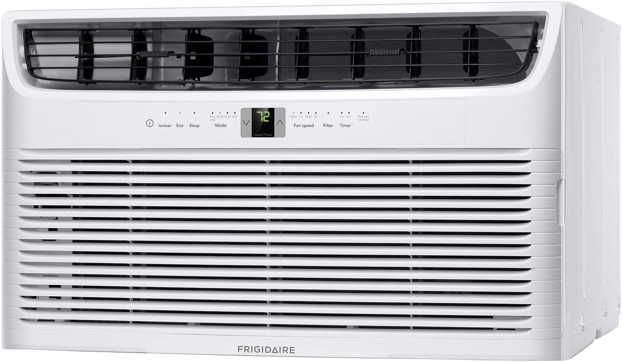 image:imageFrigidaire 230V 12000 BTU Wall Air Conditioner with Dehumidifier Fan amp Remote Control Quiet Energy Efficient Wall Mounted AC Unit for Home Cooling Cools Rooms Up To 550 Sq Ft