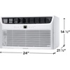 Frigidaire 230V 12000 BTU Wall Air Conditioner with Dehumidifier, Fan & Remote Control, Quiet Energy Efficient Wall Mounted AC Unit for Home Cooling, Cools Rooms Up To 550 Sq Ft