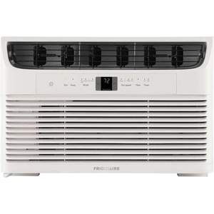 Frigidaire 6,000 BTU Window Air Conditioner and Dehumidifier, 115V, Cools up to 250 Sq. Ft. for Apartment, Dorm Room, Small/Medium Rooms, with Remote Control, White(Bright White)