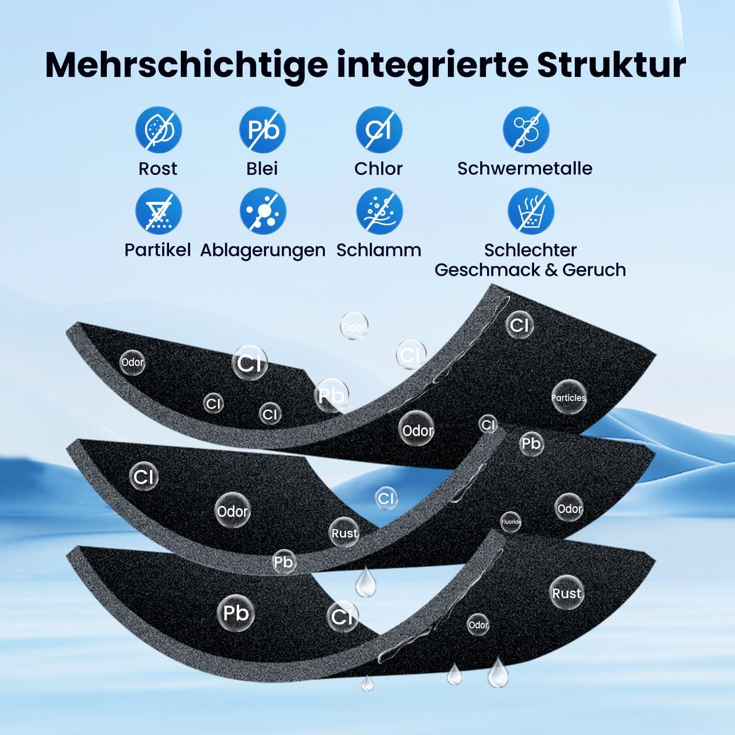 imageGOLDEN ICEPURE Filtre eau pour rfrigrateur 2 pices facture disponible Compatible avec Whirlpool 4396508 Maytag KitchenAid SBS002 S20BRS 481281729632 461950271171 4812817289862 Unit Lot de 1