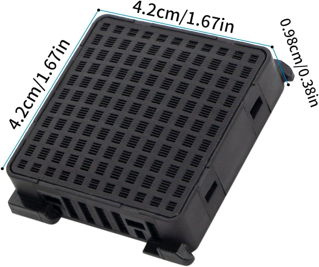 imagePack de 4 filtres charbon actif pour rfrigrateur Liebherr Fresh Air remplace 744002100 9096989 988246001 988246000 9882429 noir