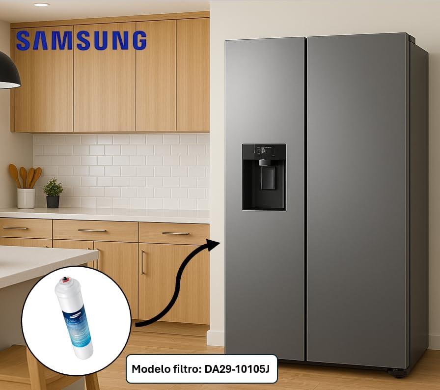 imageRecamania Filtre eau pour rfrigrateur amricain Samsung Code original DA2910105J