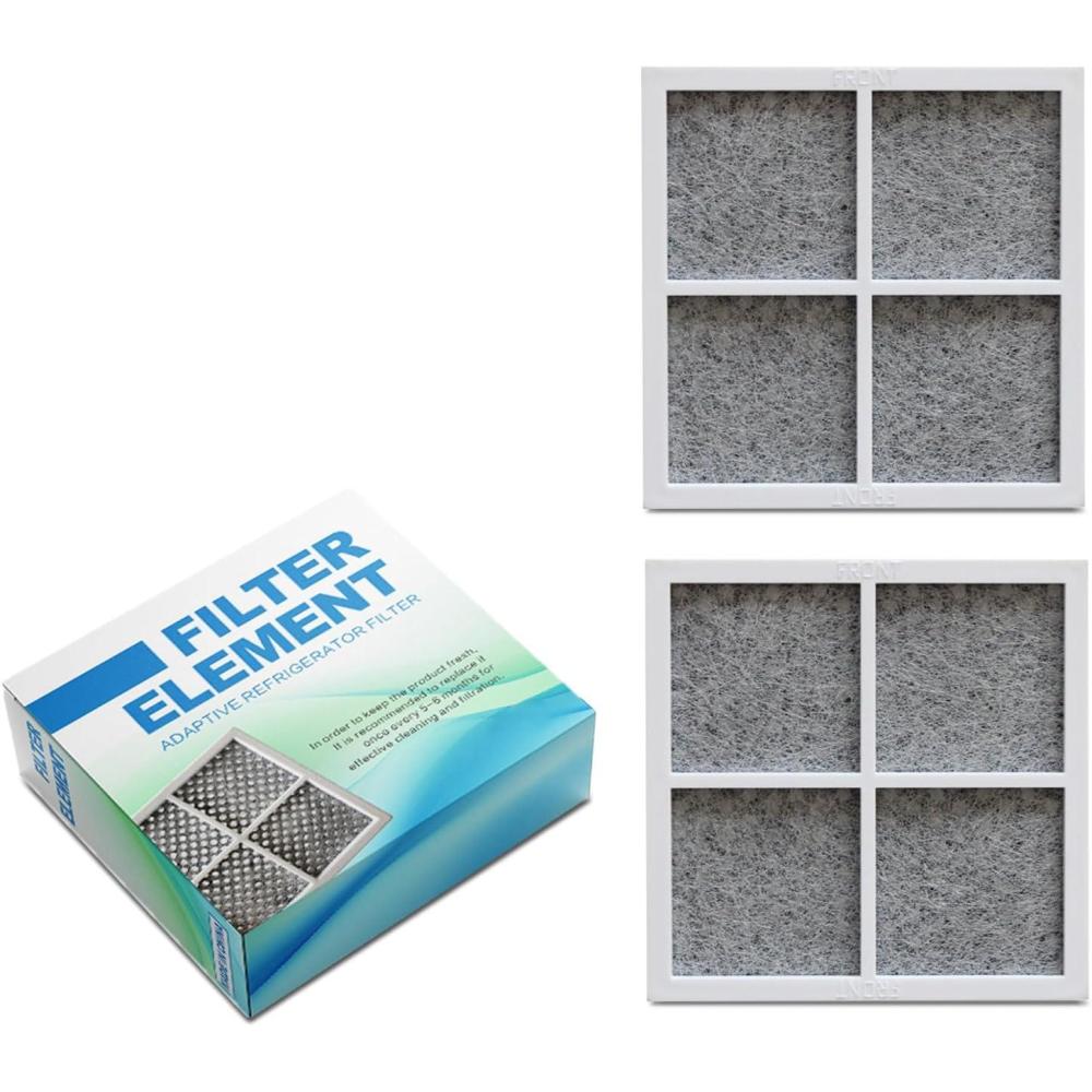 imageFiltre Air pour Rfrigrateur LG Pure n Fresh 2 Pcs Filtre Air Frais de Rechange pour RfrigrateurRfrigrateurPurificateur DairLG Pure N Fresh ADQ73214405 ADQ73214404 ADQ73214408
