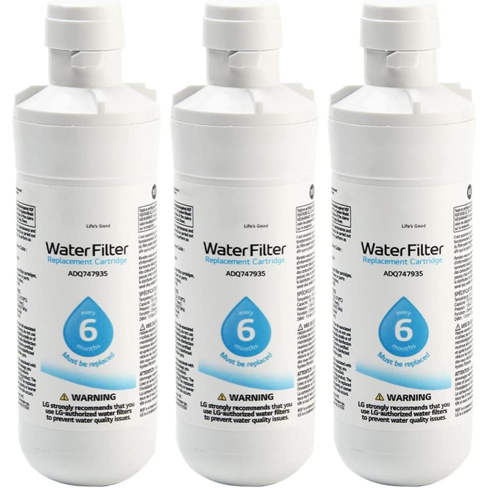 imageQOTSTEOS LT1000P Lot de 3 filtres eau de rechange pour frigo compatible avec frigo Kenmore99803 Pices