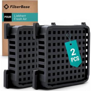 Filtre à Air Frais pour Réfrigérateur Liebherr | Lot de 2 | Filtre à Charbon Actif Compatible avec 9096989 9882460 988246000 et 7440021-00