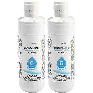 QOTSTEOS LT1000P Lot de 3 filtres à eau de rechange pour frigo, compatible avec frigo Kenmore9980(2 Pièces.)