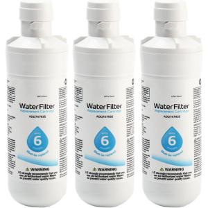 QOTSTEOS LT1000P Lot de 3 filtres à eau de rechange pour frigo, compatible avec frigo Kenmore9980(3 Pièces.)