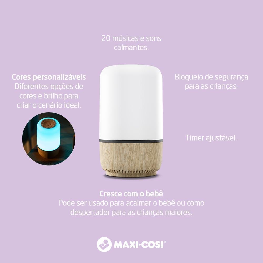 imageMaxiCosi Clean Purificateur dAir 3en1 Purificateur dAir HEPA pour Bb H13 ds la Naissance AntiAllergie Connected Home Compatible Alexa et Assistant GoogleVeilleuse Musicale
