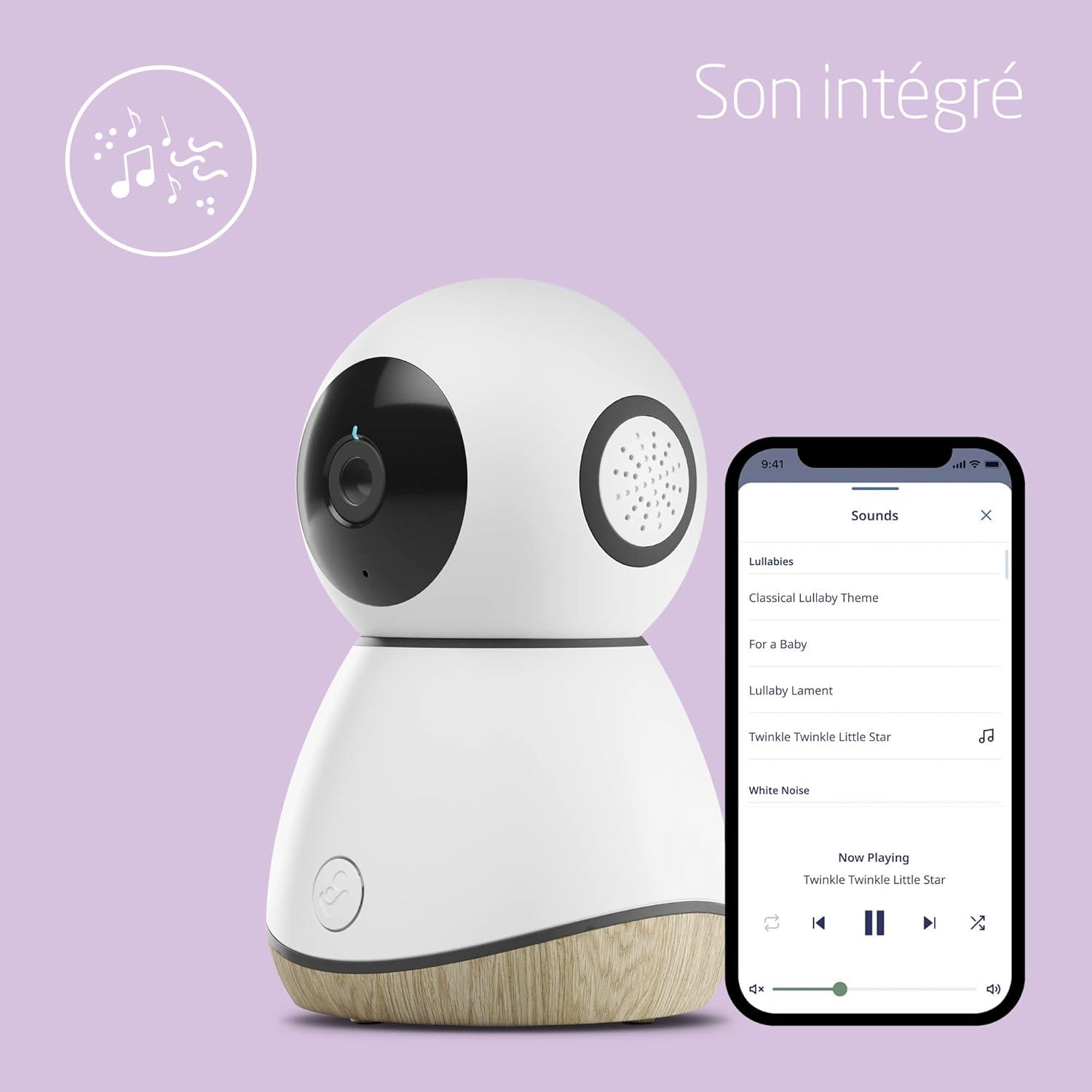 imageMaxiCosi Clean Purificateur dAir 3en1 Purificateur dAir HEPA pour Bb H13 ds la Naissance AntiAllergie Connected Home Compatible Alexa et Assistant GoogleEcoutebb Vido