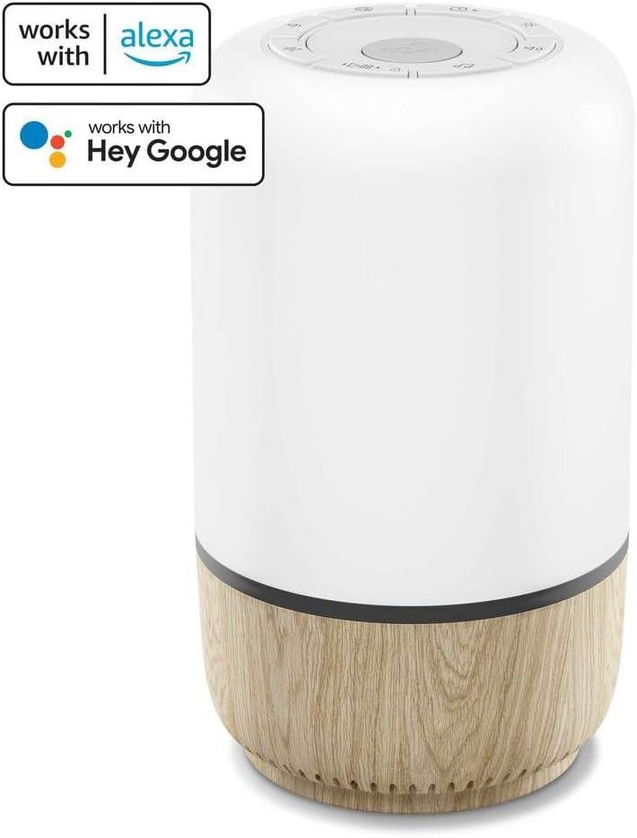imageMaxiCosi Clean Purificateur dAir 3en1 Purificateur dAir HEPA pour Bb H13 ds la Naissance AntiAllergie Connected Home Compatible Alexa et Assistant GoogleVeilleuse Musicale