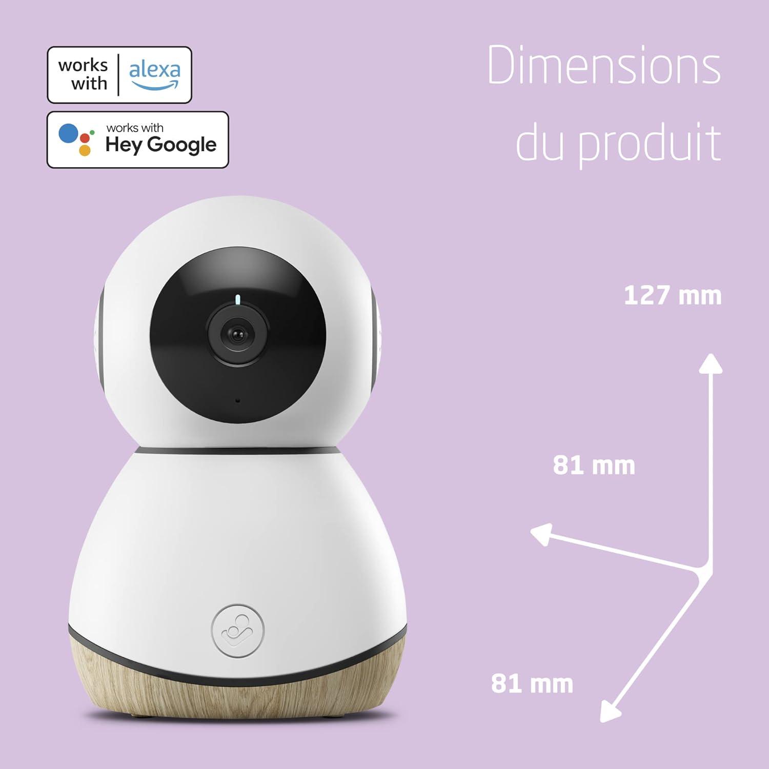 imageMaxiCosi Clean Purificateur dAir 3en1 Purificateur dAir HEPA pour Bb H13 ds la Naissance AntiAllergie Connected Home Compatible Alexa et Assistant GoogleEcoutebb Vido
