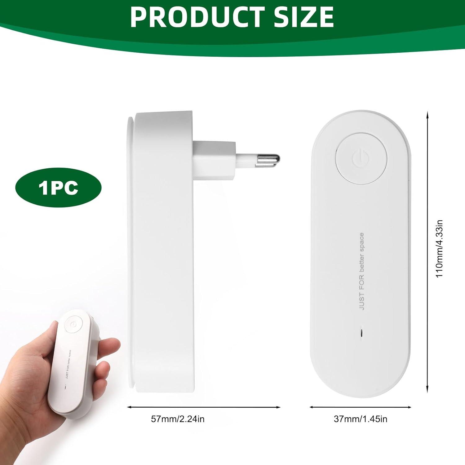 imagePurificateur dAir Ionique Mini Air Purifier Plugin Negative Ion Purifier Compact limine OdeursPoussires Purificateur Dair Ions Ngatifs pour ChambreMaisonSalonChambre dAnimaux