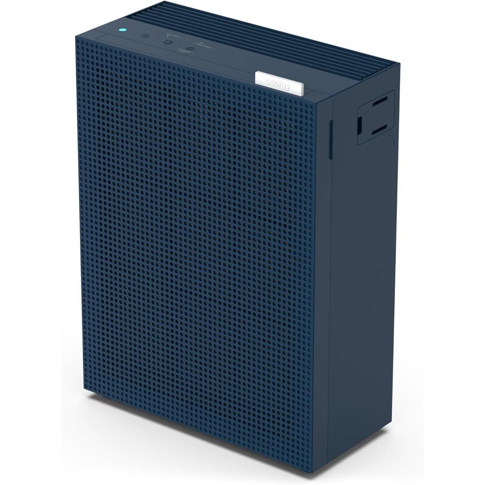 imageCOWAY Purificateur dair Maison Certifi Quietmark 20db Mode Veille Elimine jusqu 99999 Particules Nocives jusqu 001 m pour Allergie Certifi ECARF Fume Pollen AIRMEGA 150 VertAirmega 150 Navy