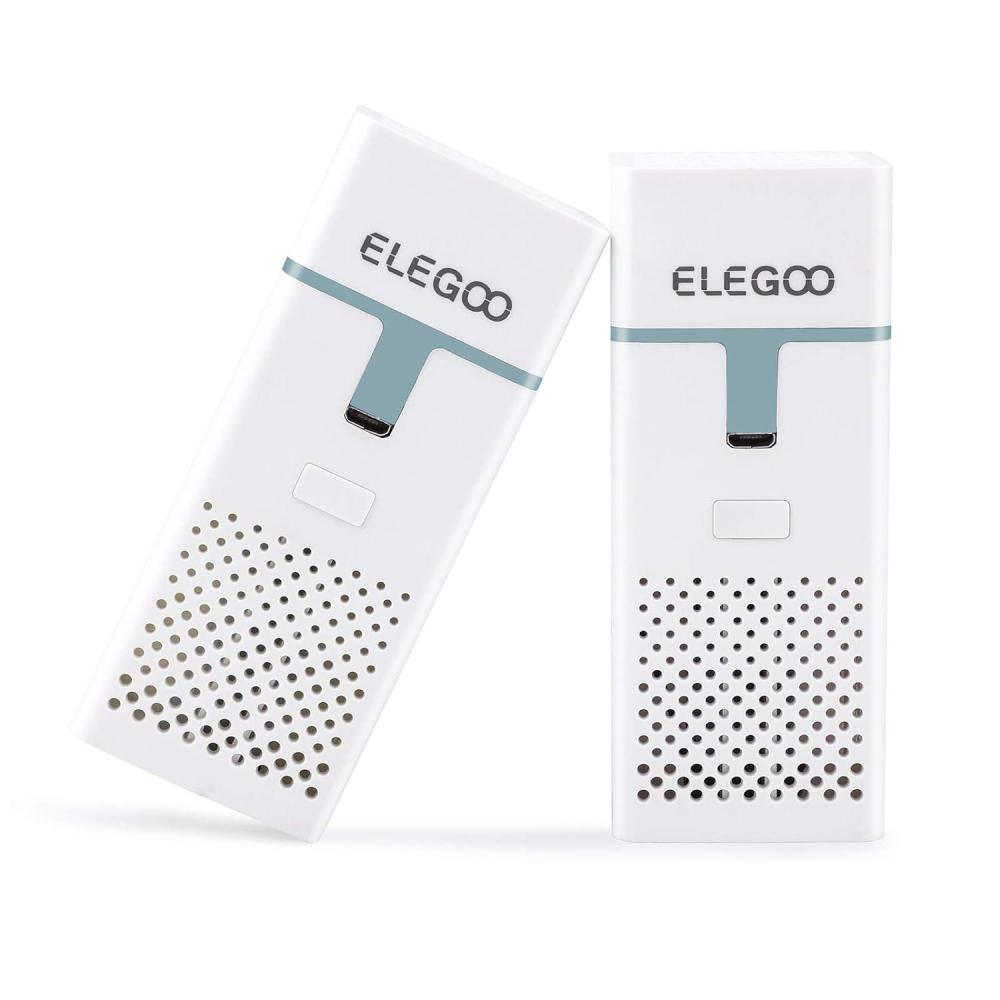 imageELEGOO Mini Purificateur dAir avec Filtre Charbon Actif et Adaptateur Universel pour Imprimante 3D LCD DLP MSLA en Rsine Lot de 2Lot de 2