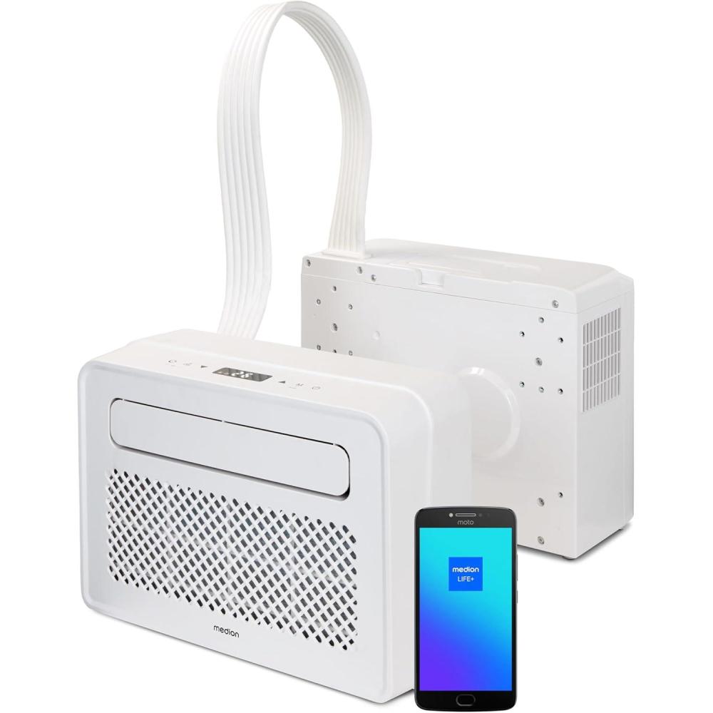 imageMEDION Smart Climatiseur Split P502 5000 BTU 3en1 Refroidir Dshumidification Ventilation pour caravane campingcar kit de joint de fentre mode sommeil contrle Wifi cran MD 37735