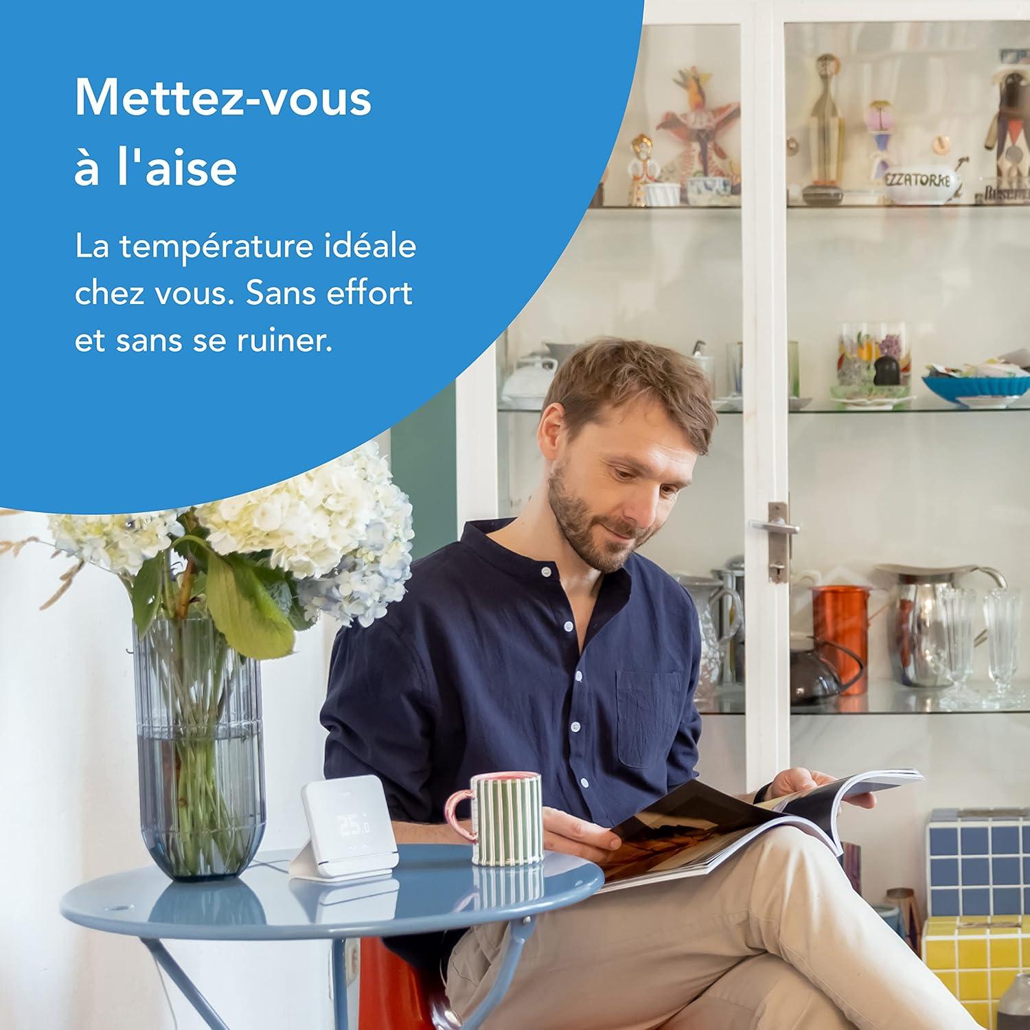 imagetado Contrle Connect et Intelligent de la Climatisation avec Support Contrle de la clim et de la pompe chaleur via WiFi conomie dnergie Compatible avec Google Assistant Alexa SiriClimatisation Intelligente Supp