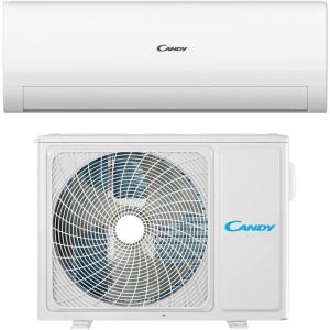 Candy, Climatiseur Smart Line Air, Climatiseur Dualsplit avec 1 unité extérieure et 2 intérieurs 9000-12000 Btu, avec pompe à chaleur et déshumidificateur, silencieux, avec Self-Clean(12000 Btu)