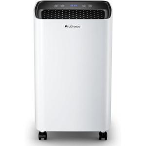 Pro Breeze Déshumidificateur d Air 20L/Jour – Deshumidificateur économe en énergie avec Mode Séchage des Vetements, Capteur et indicateur d&rsquo;humidité, Filtre – Absorbeur d&rsquo;humidité et moisissures(12L)