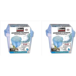 RUBSON absorbeur d&rsquo;humidité « Basic » pour pièce de 20 m² – contient une recharge(taille unique (Lot de 2))