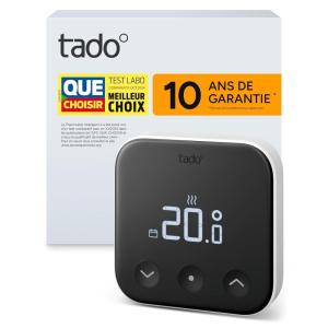 tado° Contrôle Connecté et Intelligent de la Climatisation avec Support– Contrôle de la clim et de la pompe à chaleur via Wi-Fi – Économie d&rsquo;énergie – Compatible avec Google Assistant, Alexa, Siri(X Thermostat Intelligent filaire (Accessoire))