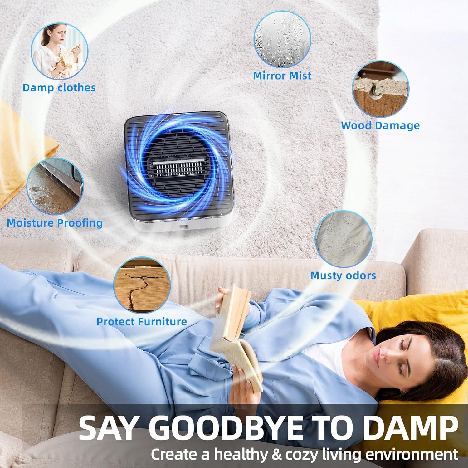 imageDeshumidificateur d Air 25L Dshumidificateur Electrique Compact et Silencieux avec Minuteur 212H Arrt Automatique 7 Couleurs de Lumire Dehumidifier pour Chambre Salle de Bain 700ML24H700ML24H