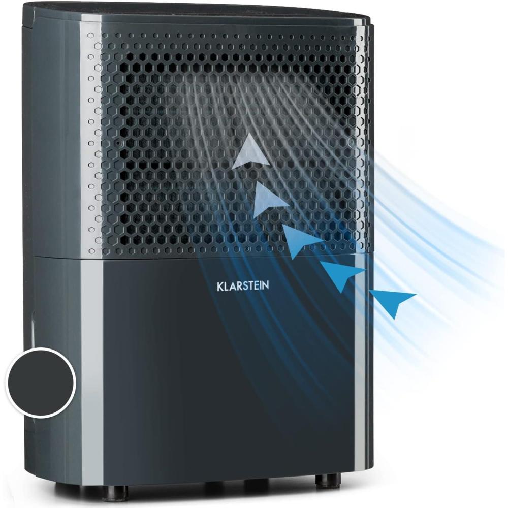 imageKLARSTEIN DryFy  Dshumidificateur silencieux Rglage Niveau dhumidit Minuterie Puissance 240W Rservoir deau de 18L Pices de 1520 m jusqu 100 m 40 DB 10 L24h  AnthraciteAnthracite