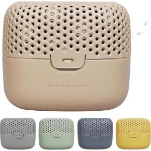 AbsoDry Duo Family – Déshumidificateur d&rsquo;air anti moisissure non électrique – Absorbeur d&rsquo;humidité – Pour une meilleure qualité de l&rsquo;air – Anti humidité maison, salle de bain, chambre – Nougat(Nougat)