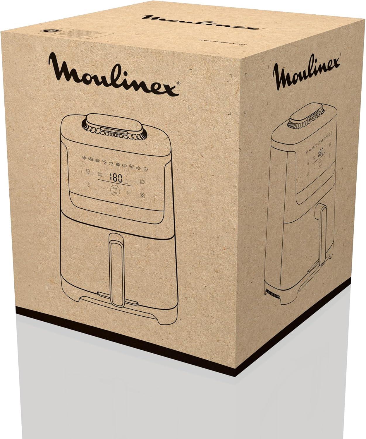 imageMoulinex Easy Fry Silence air fryer 5L 15kg Technologie Silence Systme Easy Clean ampamp Store Noir EZ5528F0Interface classique